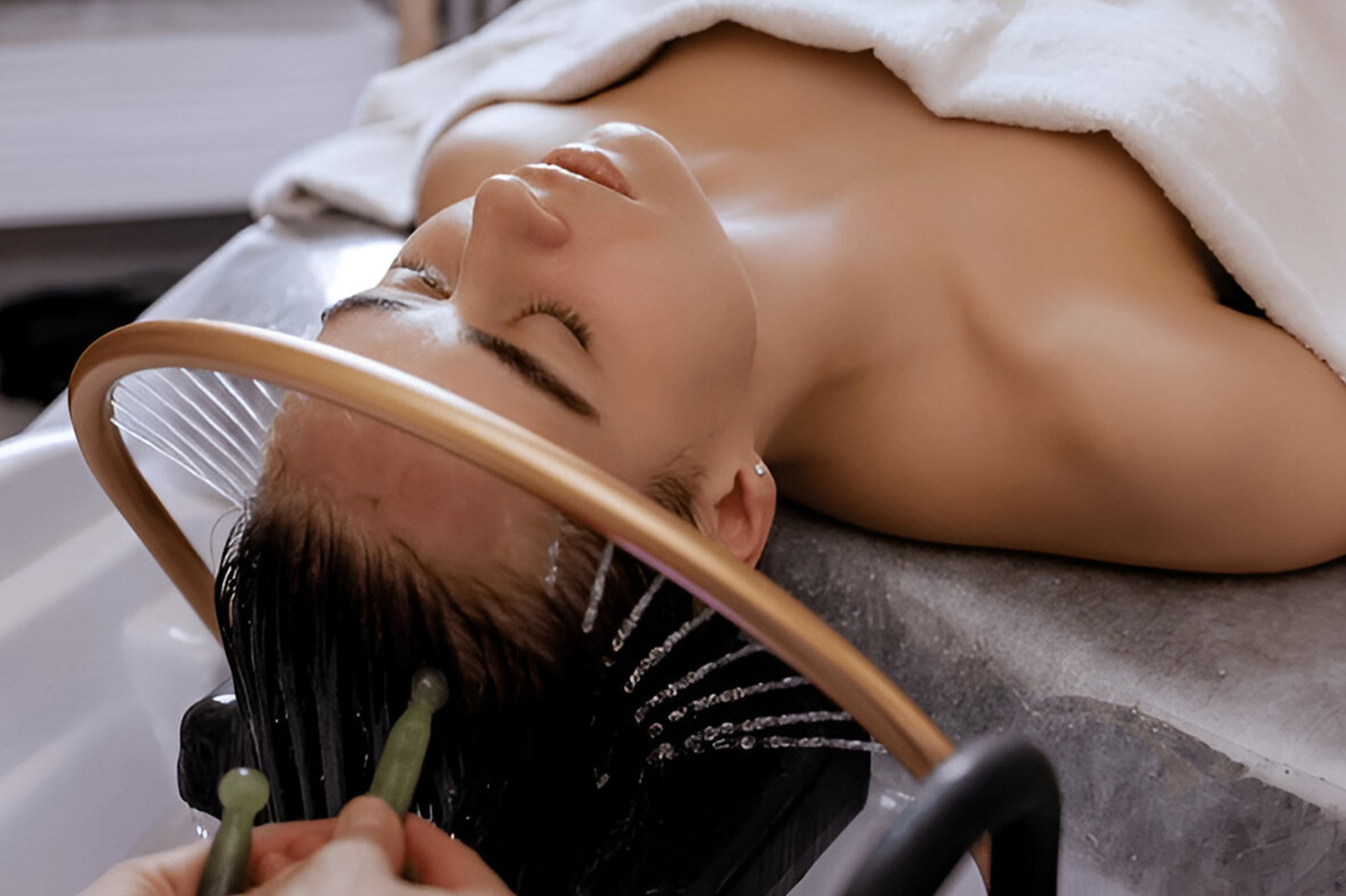 Soin Head Spa avec massage du cuir chevelu